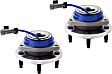 2010 Chevrolet Silverado 1500 - Front, Driver and Passenger Side Wheel Hub, RWD, 6 Lugs, Problem Solver Series