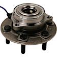 SET-MO515178-2 Front, Driver and Passenger Side Wheel Hub, 5 Lugs, With Bearing