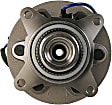 SET-MO515188-2 Front, Driver and Passenger Side Wheel Hub, 6 Lugs