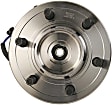 SET-MO515188-2 Front, Driver and Passenger Side Wheel Hub, 6 Lugs