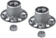 SET-MO520003-2 Front, Driver and Passenger Side Wheel Hub, 5 Lugs, Sensor Included, OE Replacement Series