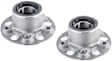 SET-MO520004-2 Front, Driver and Passenger Side Wheel Hub, 5 Lugs, Without Bearing
