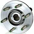 SET-MO541001-2 Rear, Driver and Passenger Side Wheel Hub, 6 Lugs, With Bearing, Problem Solver Series