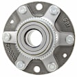 SET-MO541007-2 Rear, Driver and Passenger Side Wheel Hub, 6 Lugs, With Bearing, Problem Solver Series
