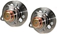 SET-MO541011-2 Rear, Driver and Passenger Side Wheel Bearing, Set of 2