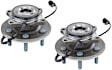 SET-MO541015-2 Rear, Driver and Passenger Side Wheel Hub, 6 Lugs, With Bearing, Sensor Included, 3.5L, 6Cyl