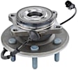 SET-MO541015-2 Rear, Driver and Passenger Side Wheel Hub, 6 Lugs, With Bearing, Sensor Included, 3.5L, 6Cyl