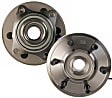 SET-MO541019-2 Rear, Driver and Passenger Side Wheel Hub, 6 Lugs, With Bearing, 3.5L, 6Cyl
