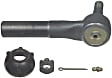 SET-MODS1308T-F Front, Driver and Passenger Side, Outer, and Front, Driver Side, Inner, and At Pitman Arm Tie Rod End
