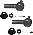 SET-MOES176R-2 Front, Driver and Passenger Side, Outer Tie Rod End