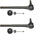 SET-MOES2034RLT-2 Front, Driver and Passenger Side, Inner Tie Rod End