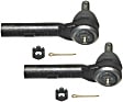 SET-MOES2128RL Front, Driver and Passenger Side, Outer Tie Rod End