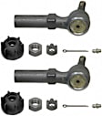 SET-MOES2513RL-2 Front, Driver and Passenger Side, Outer Tie Rod End
