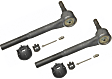 SET-MOES2836RL Front, Driver and Passenger Side, Inner and Outer Tie Rod End