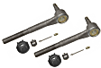 SET-MOES2836RL Front, Driver and Passenger Side, Inner and Outer Tie Rod End