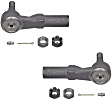 SET-MOES3011RL Front, Driver and Passenger Side, Outer Tie Rod End