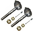 SET-MOES3051L-2 Front, Driver and Passenger Side, Inner Tie Rod End