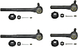 SET-MOES3171RLT Front, Driver and Passenger Side, Inner and Outer Tie Rod End, RWD