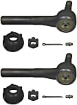 SET-MOES3172RLT-2 Front, Driver and Passenger Side, Outer Tie Rod End, RWD