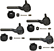 SET-MOES317R-C Front, Driver and Passenger Side, Inner and Outer Tie Rod End
