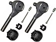 SET-MOES319R Front, Driver and Passenger Side, Inner and Outer Tie Rod End
