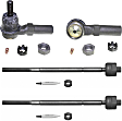 SET-MOES3238RL-C Front, Driver and Passenger Side, Inner and Outer Tie Rod End