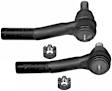 SET-MOES3297R Front, Driver and Passenger Side, Outer Tie Rod End