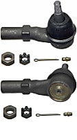 SET-MOES3349RL Front, Driver and Passenger Side, Outer Tie Rod End