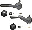 SET-MOES336L Front, Driver and Passenger Side, Outer Tie Rod End