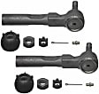 SET-MOES3374RL-2 Front, Driver and Passenger Side, Outer Tie Rod End