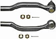 SET-MOES3391R Front, Driver and Passenger Side, Outer Tie Rod End