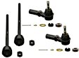 SET-MOES3452-C Front, Driver and Passenger Side, Inner and Outer Tie Rod End