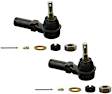 SET-MOES3452-C Front, Driver and Passenger Side, Inner and Outer Tie Rod End