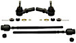 SET-MOES3452 Front, Driver and Passenger Side, Inner and Outer Tie Rod End