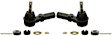 SET-MOES3452 Front, Driver and Passenger Side, Inner and Outer Tie Rod End