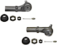SET-MOES3470 Front, Driver and Passenger Side, Outer Tie Rod End