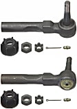 SET-MOES3492T Front, Driver and Passenger Side, Outer Tie Rod End