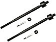 SET-MOES3524 Front, Driver and Passenger Side, Inner and Outer Tie Rod End