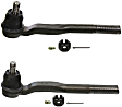 SET-MOES3547 Front, Driver and Passenger Side, Outer Tie Rod End