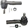 SET-MOES3572 Front, Driver and Passenger Side, Outer Tie Rod End, 4WD