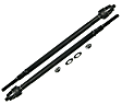 SET-MOES3581 Front, Driver and Passenger Side, Inner and Outer Tie Rod End