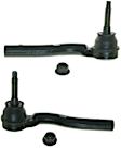 SET-MOES3586 Front, Driver and Passenger Side, Outer Tie Rod End, RWD