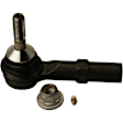 SET-MOES3695 Front, Driver and Passenger Side, Outer Tie Rod End