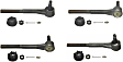 SET-MOES370R Front, Driver and Passenger Side, Inner and Outer Tie Rod End