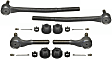 SET-MOES387R Front, Driver and Passenger Side, Inner and Outer Tie Rod End