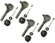 SET-MOES401L-C Front, Driver and Passenger Side, Inner and Outer Tie Rod End