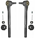 SET-MOES427R-2 Front, Driver and Passenger Side, Outer Tie Rod End