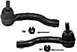 SET-MOES800048 Front, Driver and Passenger Side, Outer Tie Rod End