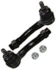 SET-MOES800052-F Front, Driver and Passenger Side, Outer Tie Rod End