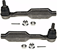 SET-MOES800225 Front, Driver and Passenger Side, Outer Tie Rod End